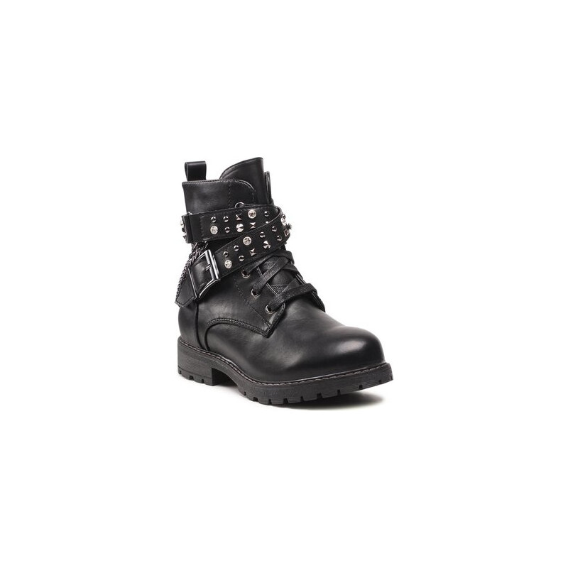 Czarne buty dziecięce zimowe DeeZee