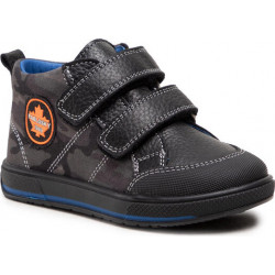 Czarne buty dziecięce zimowe Pablosky na rzepy