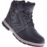 Czarne buty dziecięce zimowe Pantofelek24