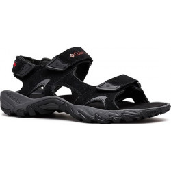 Czarne buty letnie męskie Columbia sznurowane