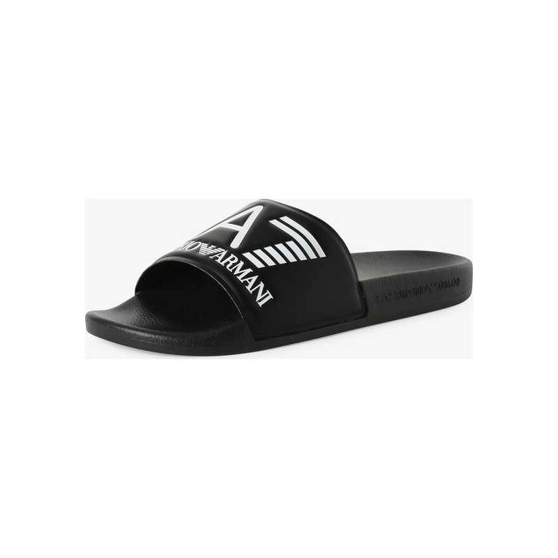 Czarne buty letnie męskie Emporio Armani