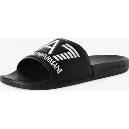 Czarne buty letnie męskie Emporio Armani
