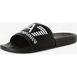 Czarne buty letnie męskie Emporio Armani