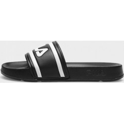 Czarne buty letnie męskie Fila ze skóry