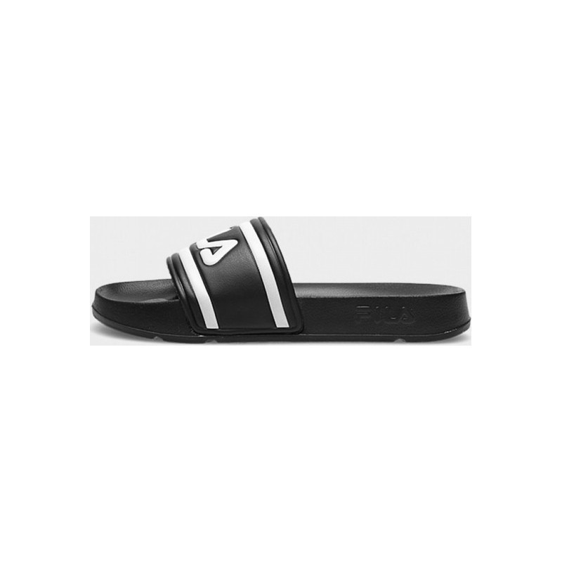 Czarne buty letnie męskie Fila ze skóry