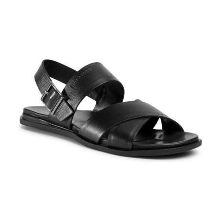 Czarne buty letnie męskie Gino Rossi