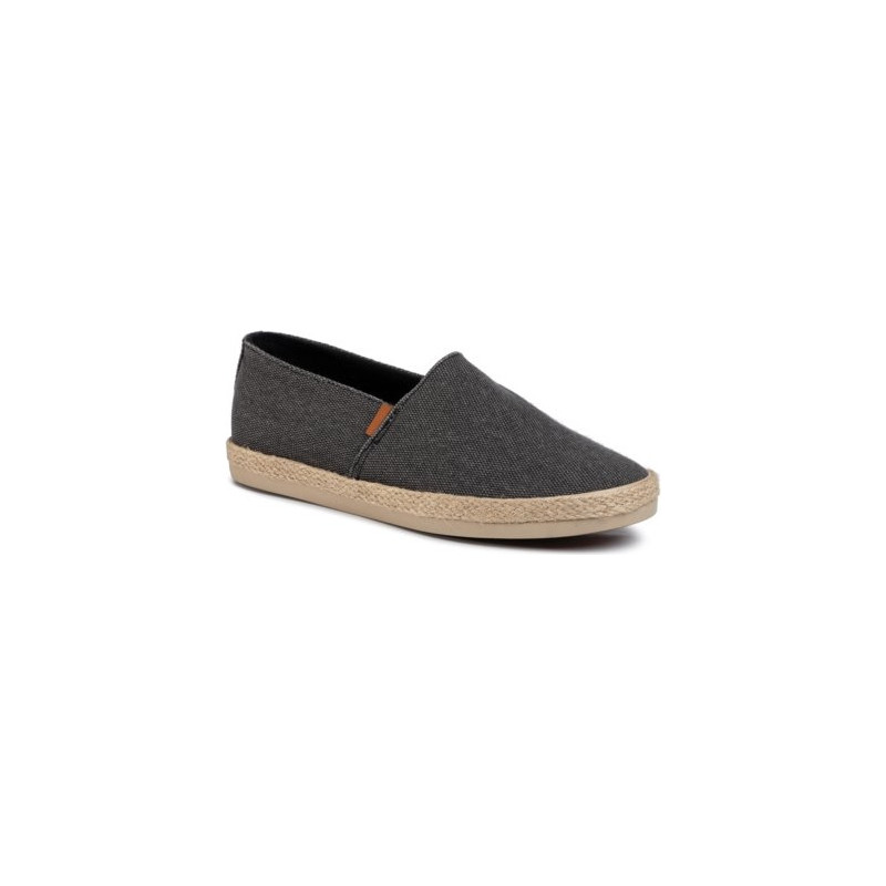 Czarne buty letnie męskie Lanetti
