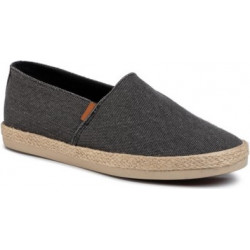Czarne buty letnie męskie Lanetti