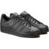 Czarne buty sportowe Adidas sznurowane ze skóry
