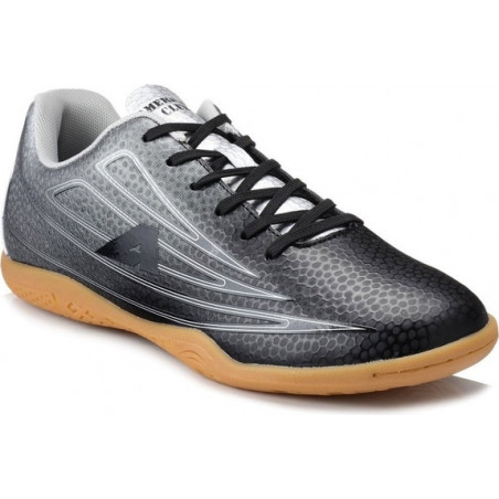 Czarne buty sportowe American Club z tkaniny sznurowane