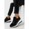 Czarne buty sportowe born2be ze skóry ekologicznej