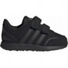 Czarne buty sportowe dziecięce Adidas na rzepy