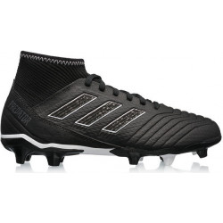 Czarne buty sportowe dziecięce Adidas predator ze skóry