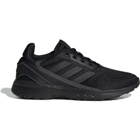 Czarne buty sportowe dziecięce Adidas sznurowane