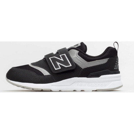 Czarne buty sportowe dziecięce New Balance na rzepy