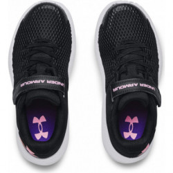 Czarne buty sportowe dziecięce Under Armour dla dziewczynek