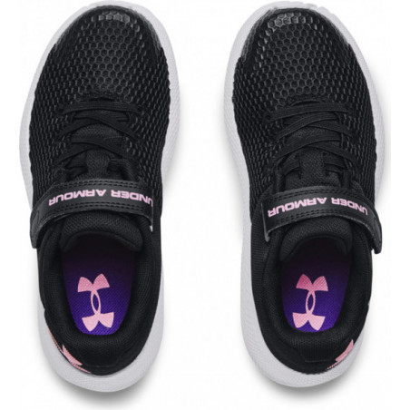 Czarne buty sportowe dziecięce Under Armour dla dziewczynek