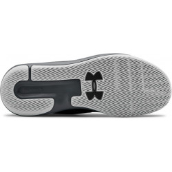 Czarne buty sportowe dziecięce Under Armour ze skóry sznurowane