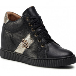 Czarne buty sportowe eobuwie.pl sznurowane