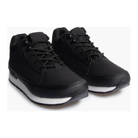 Czarne buty sportowe Gate sznurowane