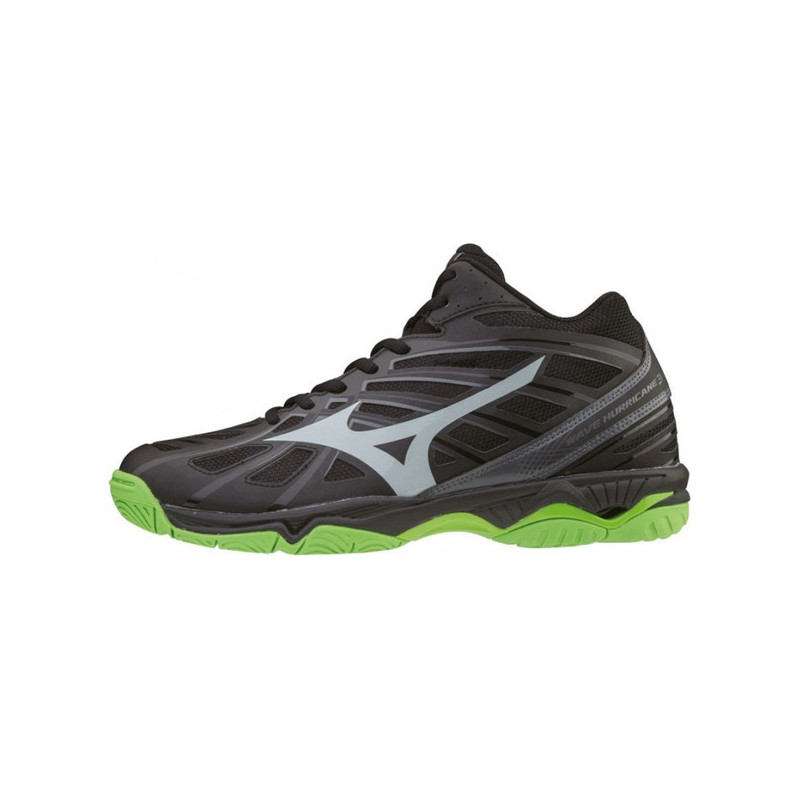 Czarne buty sportowe Mizuno sznurowane