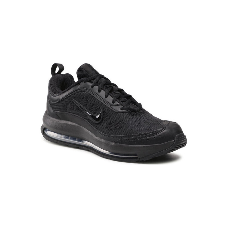 Czarne buty sportowe Nike w sportowym stylu sznurowane