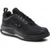 Czarne buty sportowe Nike w sportowym stylu sznurowane