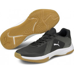 Czarne buty sportowe Puma sznurowane