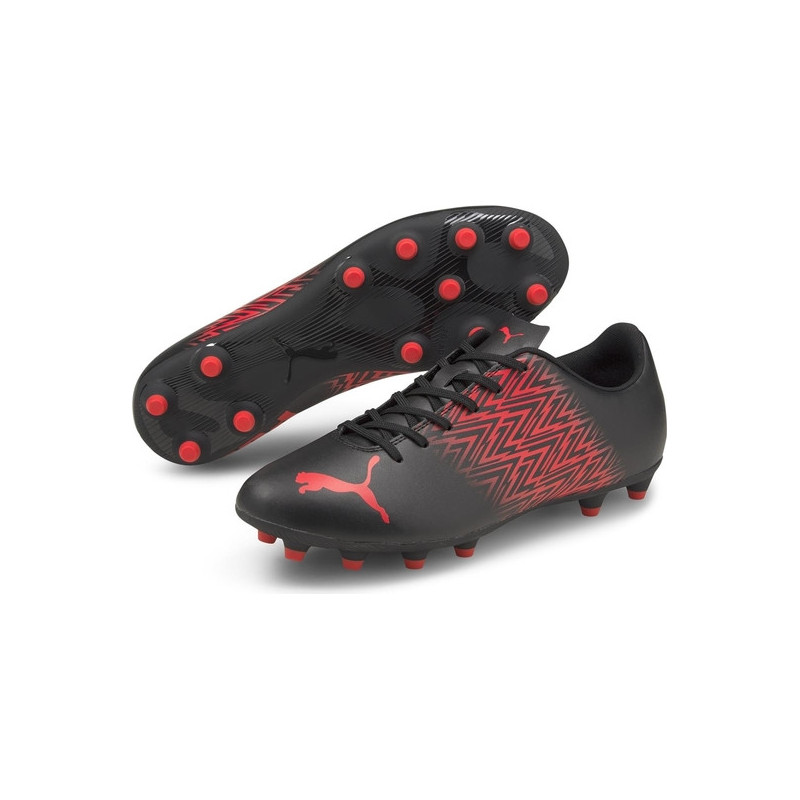 Czarne buty sportowe Puma z tkaniny sznurowane