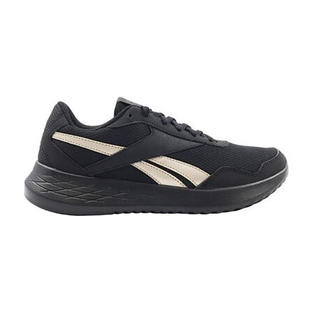 Czarne buty sportowe Reebok z płaską podeszwą