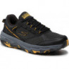Czarne buty sportowe Skechers sznurowane w sportowym stylu