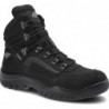 Czarne buty trekkingowe 4F sznurowane z nubuku