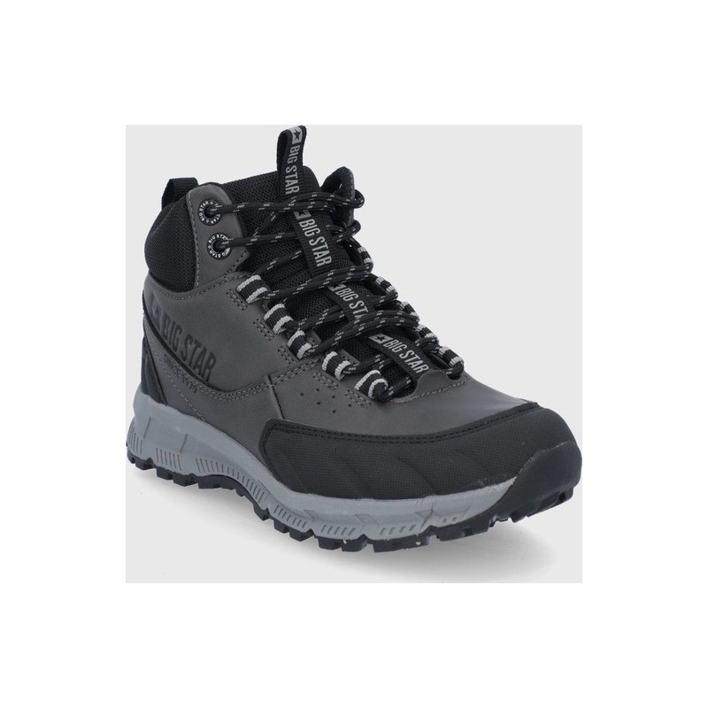 Czarne buty trekkingowe Big Star