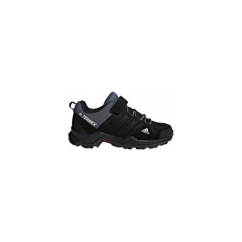 Czarne buty trekkingowe dziecięce Adidas sznurowane