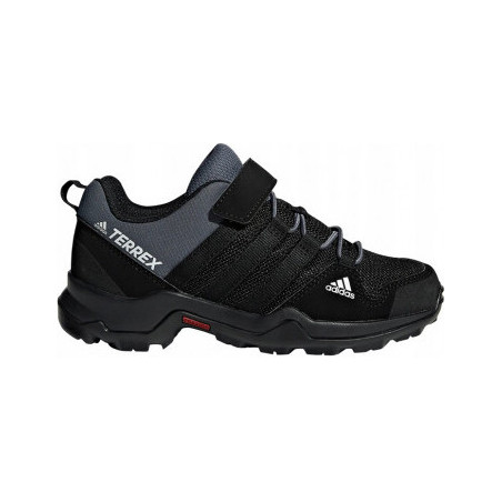 Czarne buty trekkingowe dziecięce Adidas sznurowane