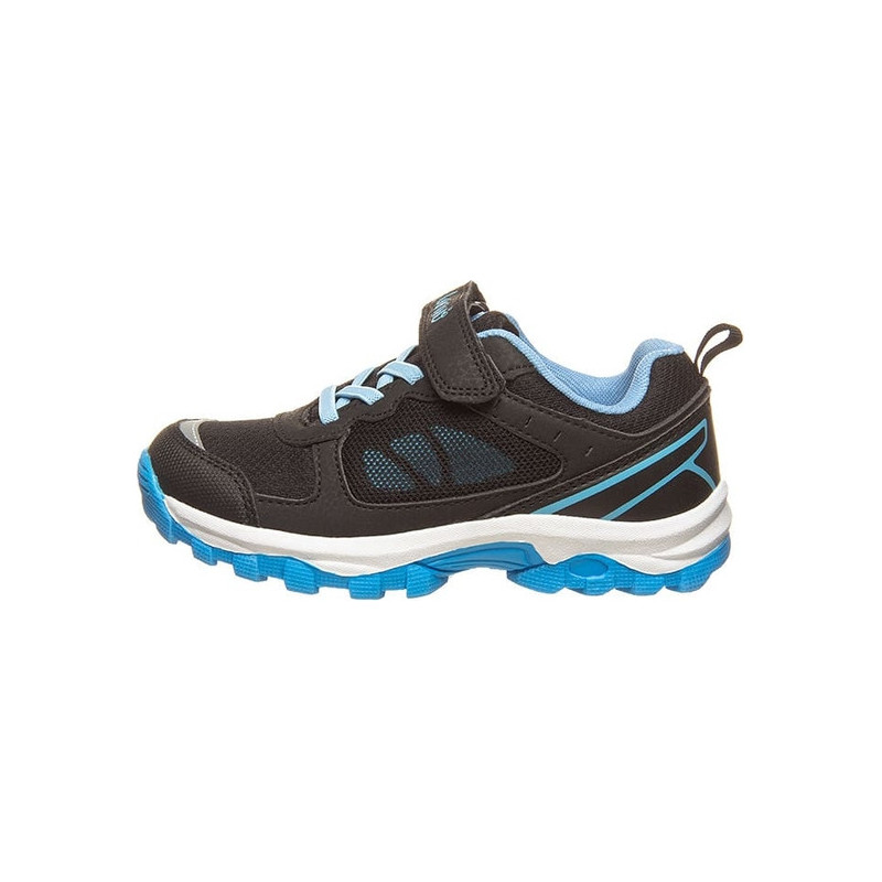 Czarne buty trekkingowe dziecięce Lamino ze skóry