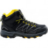 Czarne buty trekkingowe dziecięce Martes sznurowane
