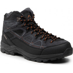 Czarne buty trekkingowe Elbrus sznurowane