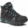 Czarne buty trekkingowe Hi-Tec