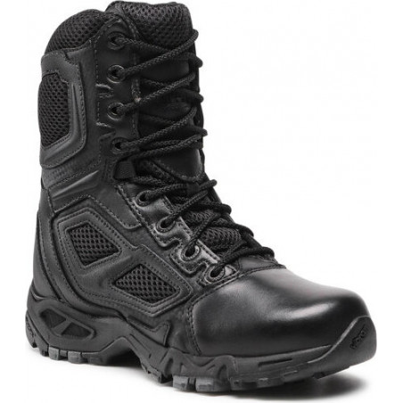 Czarne buty trekkingowe Magnum z płaską podeszwą sznurowane