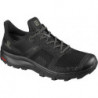 Czarne buty trekkingowe Salomon sznurowane