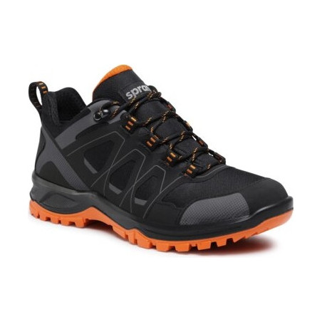 Czarne buty trekkingowe Sprandi Outdoor Performance sznurowane