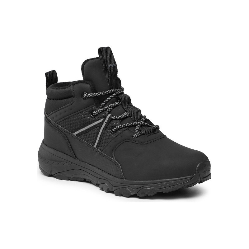 Czarne buty trekkingowe Sprandi sznurowane