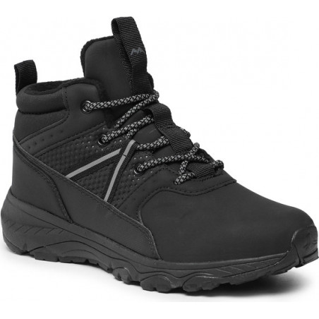Czarne buty trekkingowe Sprandi sznurowane