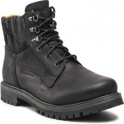 Czarne buty zimowe Badura