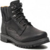 Czarne buty zimowe Badura