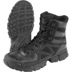 Czarne buty zimowe Bates sznurowane