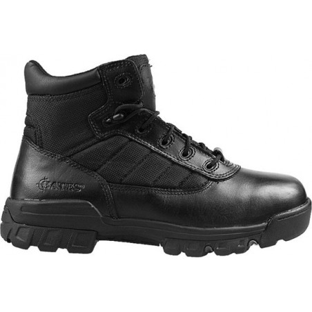 Czarne buty zimowe Bates w stylu casual ze skóry
