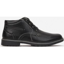 Czarne buty zimowe born2be
