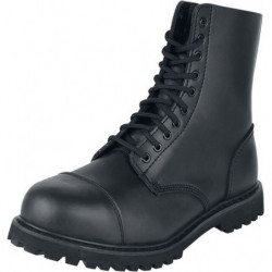 Czarne buty zimowe Brandit w militarnym stylu